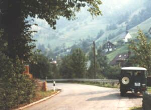 Landcruiser im Schwarzwald